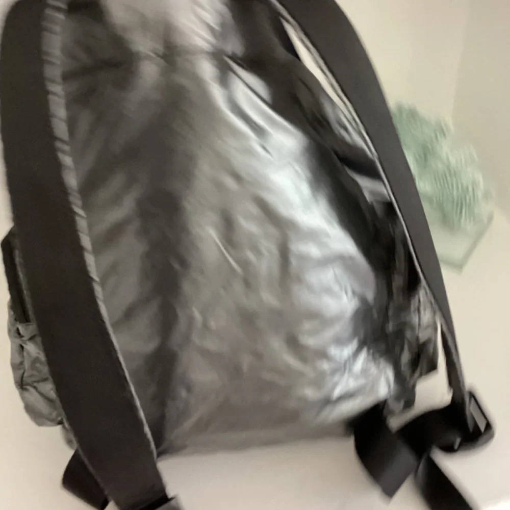 Bebe Sport Gray Nylon Retha Backpack